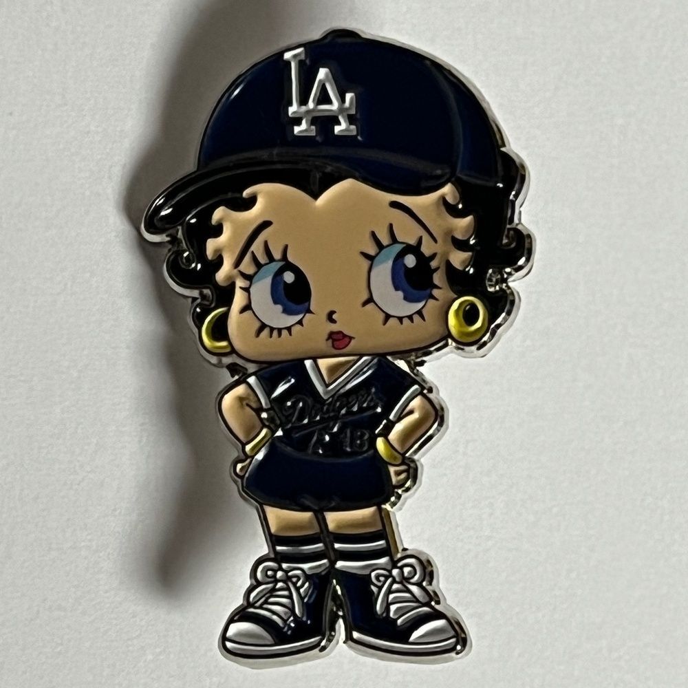 LA Dodgers Betty Boop Hat Pin Pins New Era Fitted Hats Bag Baseball